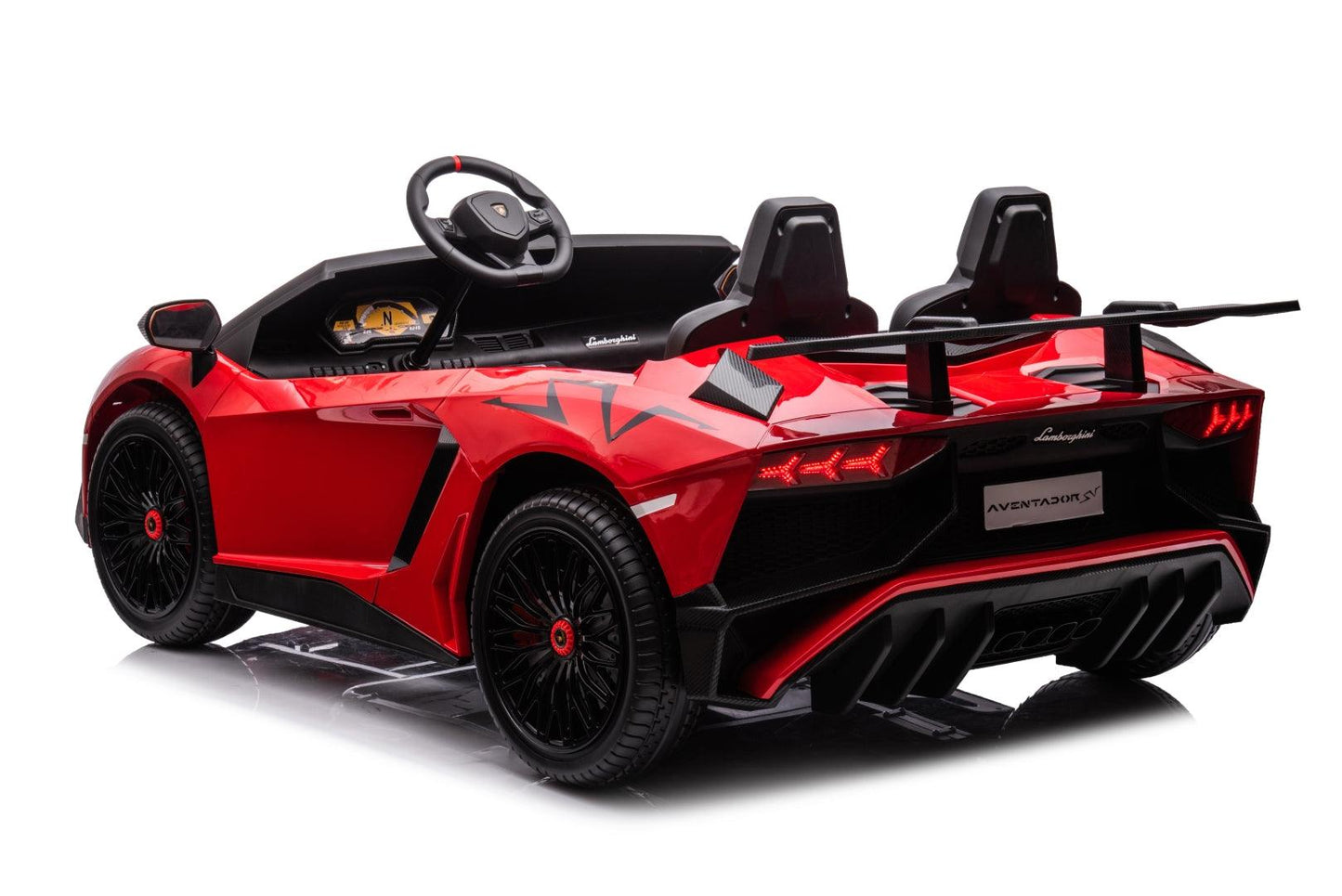 24V Lamborghini Aventador 2 Seater Ride On Car for Kids: Advanced Brushless Motor & Differential for High-Octane Fun-12