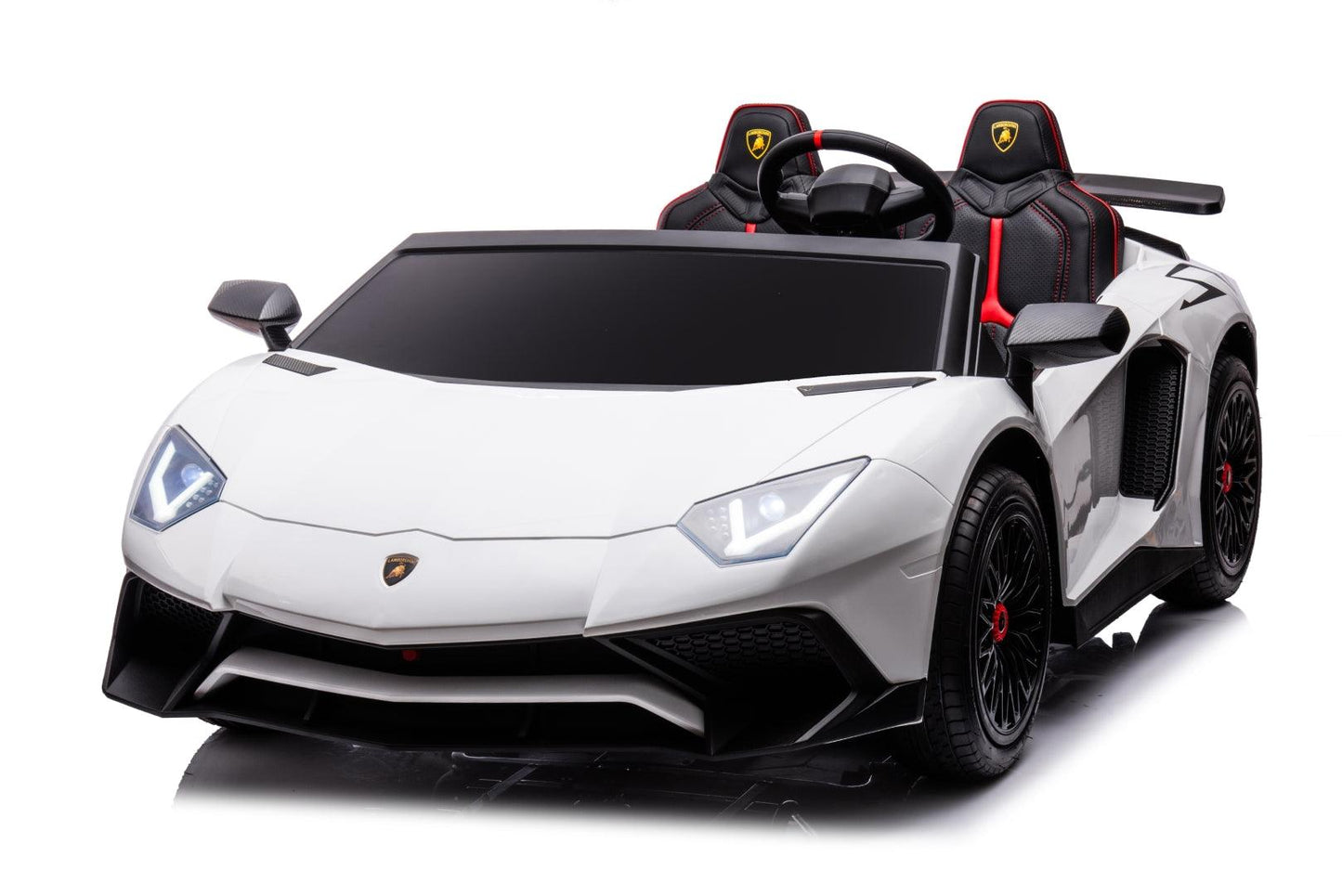 24V Lamborghini Aventador 2 Seater Ride On Car for Kids: Advanced Brushless Motor & Differential for High-Octane Fun-43