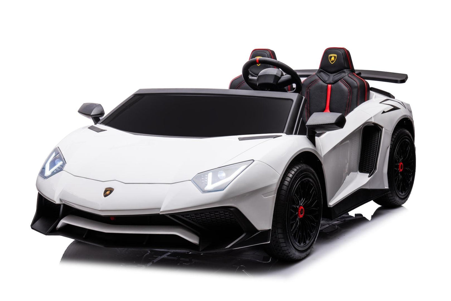 24V Lamborghini Aventador 2 Seater Ride On Car for Kids: Advanced Brushless Motor & Differential for High-Octane Fun-35