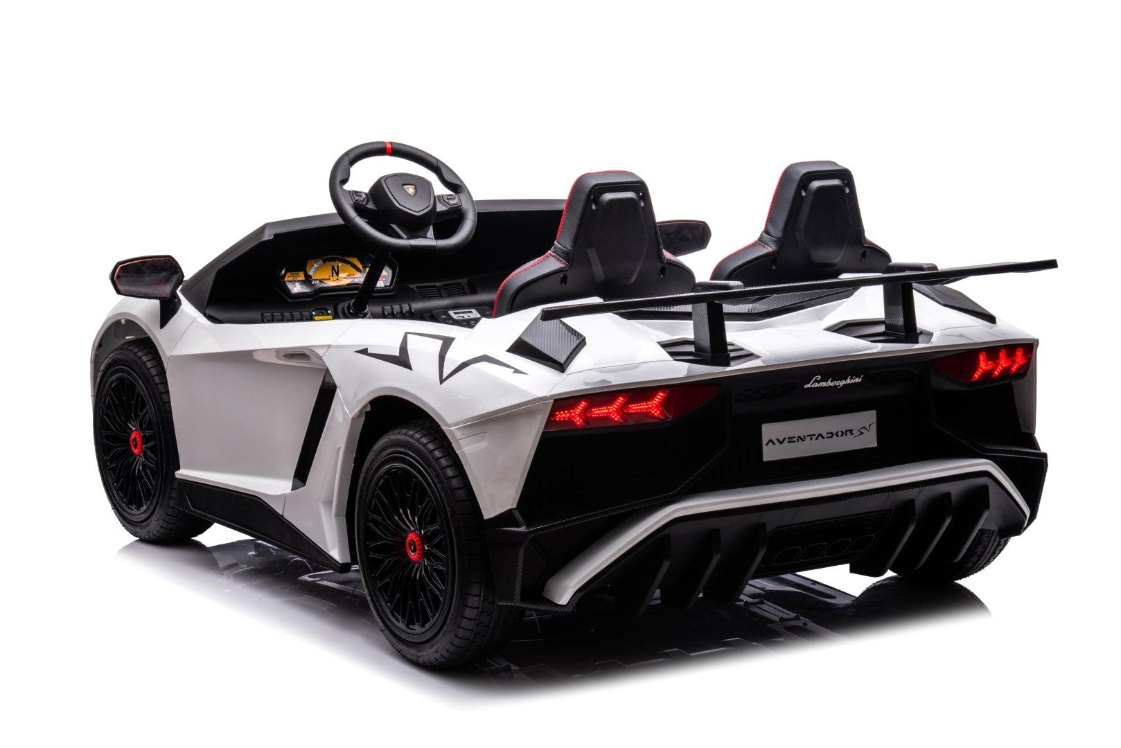 24V Lamborghini Aventador 2 Seater Ride On Car for Kids: Advanced Brushless Motor & Differential for High-Octane Fun-39
