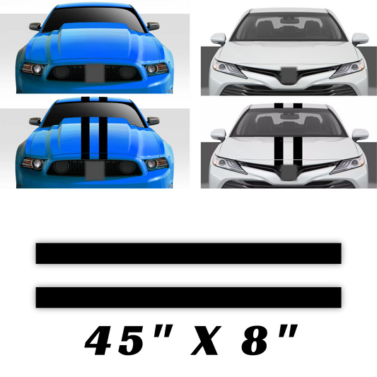 Universal Racing Stripe For Hood Roof Side Decal Car Truck-0