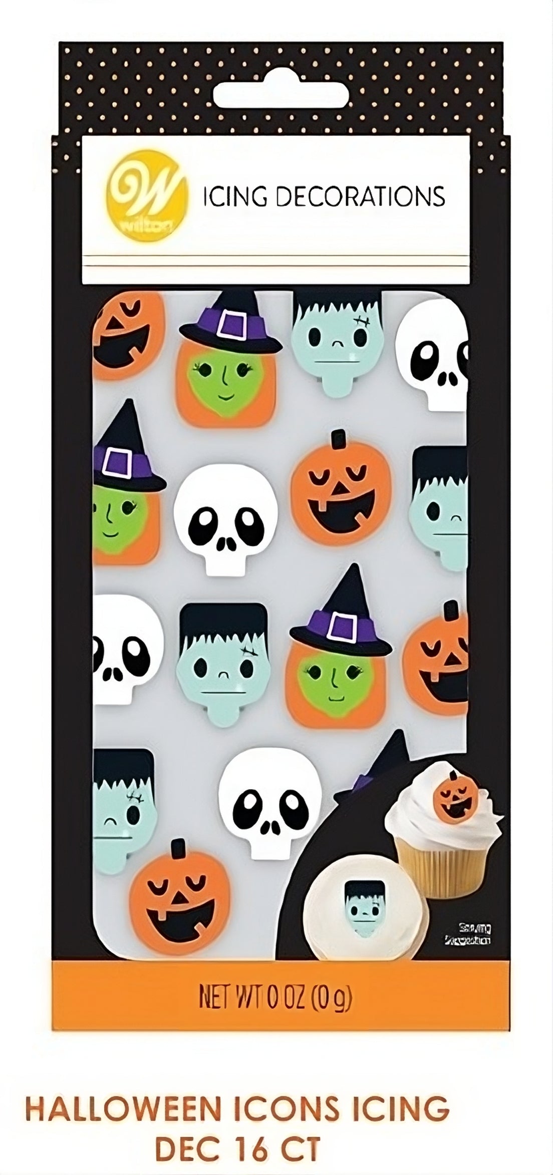 Wilton Halloween Icons Royal Icing Decorations 16 Count