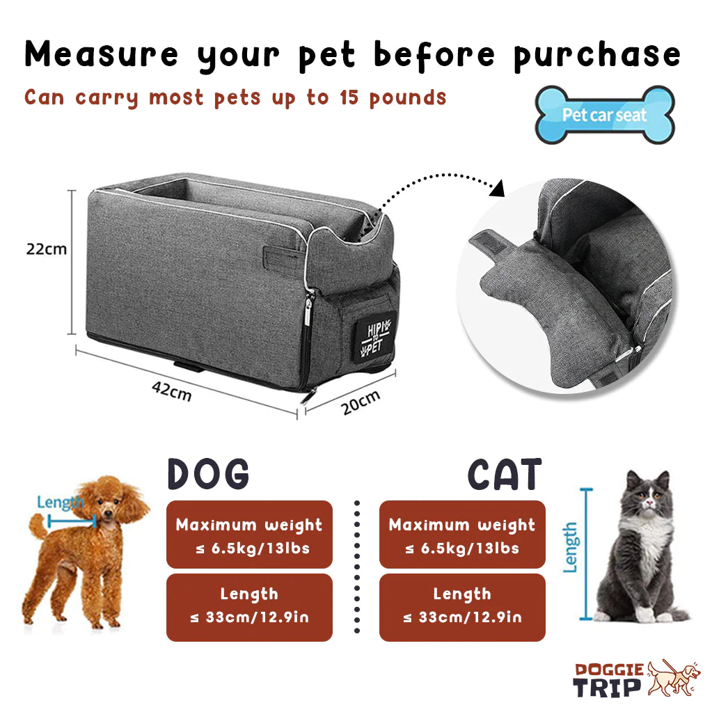 Safety Car Seat For Small Pets-1