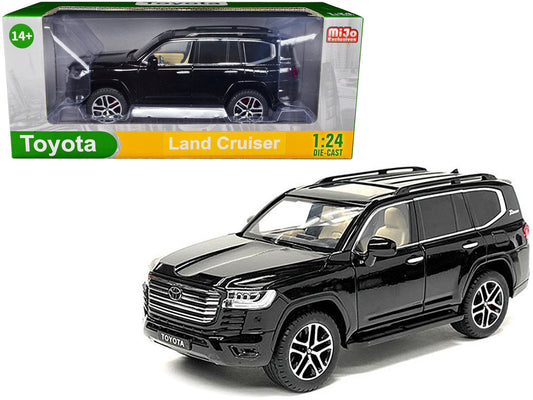 Toyota Land Cruiser Black Metallic 1/24 Diecast Model Car-0