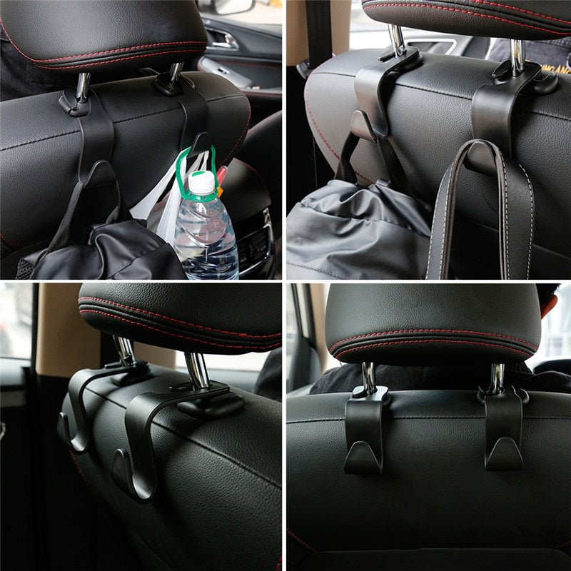 Universal Car Seat Back Hook Car Accessories Interior Portable Hanger Holder Storage for Car Bag Purse Cloth Decoration Dropship