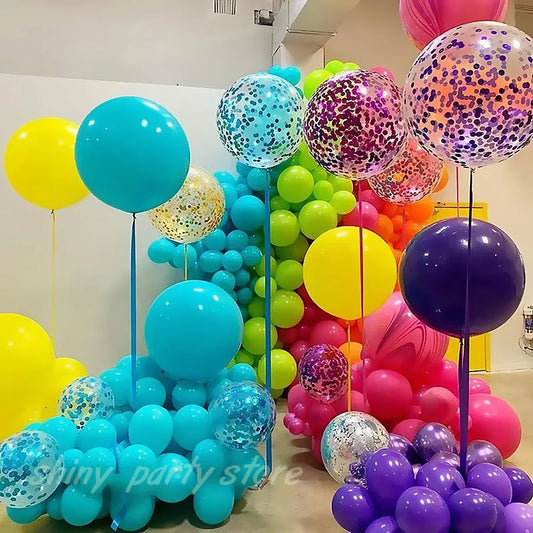 Candy Color Giant Matte Balloon 5-36inch Latex Helium Balloons Birthday Wedding Decoration Christmas New Year Halloween Decor-0