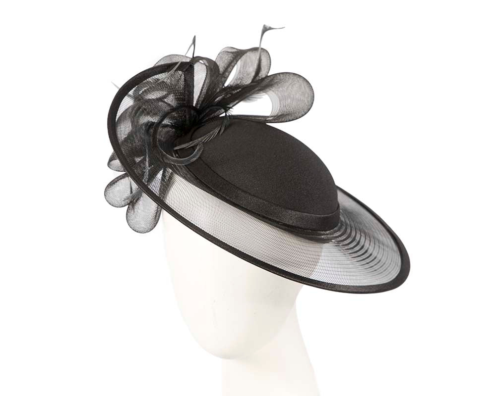 Black Mother of the Bride Wedding Hat custom made to order-0