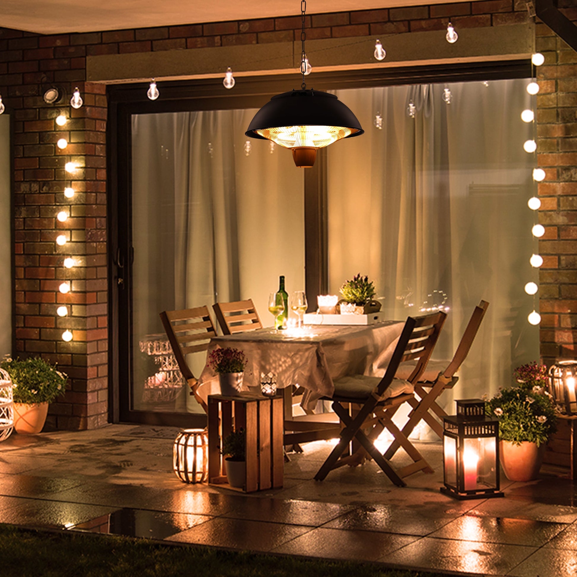 Indoor Outdoor Heating Pendant Lamp-3