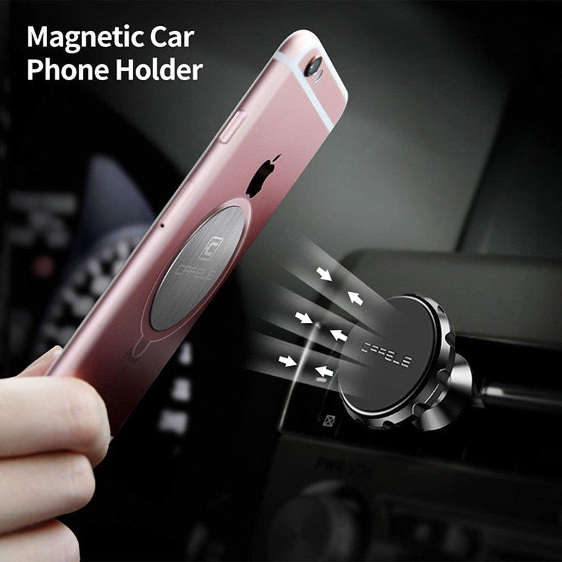 Cafele Car Phone Holder Magnetic Air Vent Magnet Car Smartphone Holder For Xiaomi Cell Phone Car Mobile Support Mount Universal