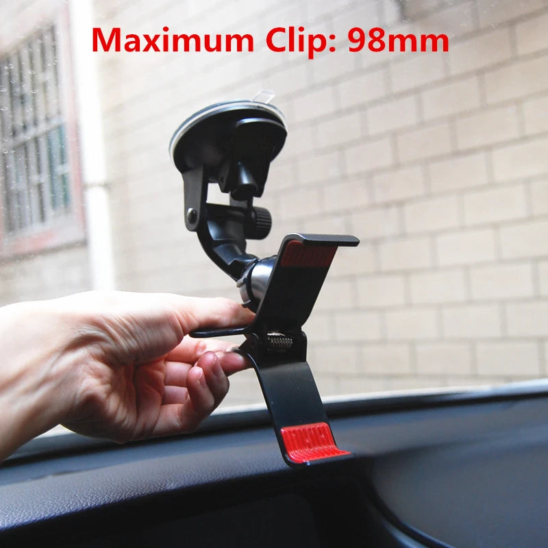 Car Accessories Universal 360 Rotating Windshield Car Sucker Mount Bracket GPS Car Phone Holder Stand For IPhone Samsung Huawei