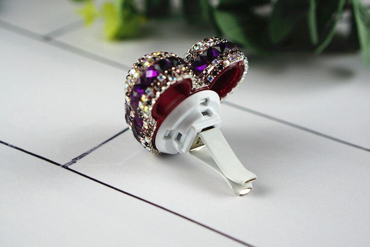 Luxury Car Logo perfume Diamond Air conditioner Outlet clip decoration Car Air Freshener Car Styling Lady Perfumes 100 Original