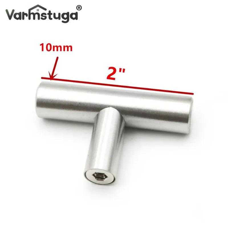 VARMSTUGA Cabinet Handles Knobs Aluminum Alloy Door Kitchen Knobs Brushed Cabinet Pulls Drawer Modern Furniture Handle Hardware-9