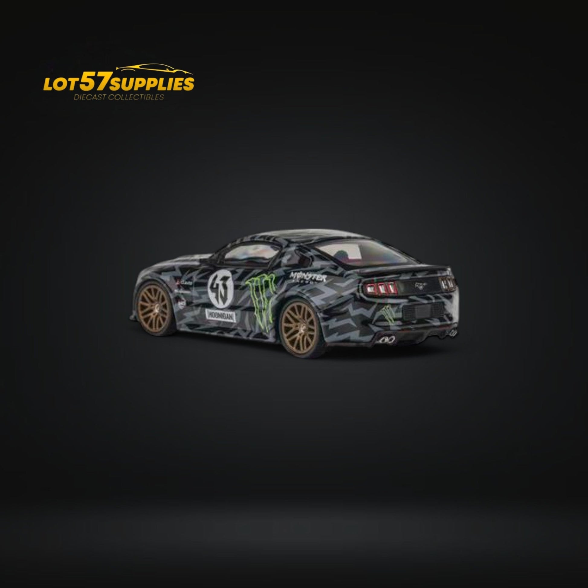 (Pre-Order) GDO Hunter x DCM 2014 Ford Mustang GT 5.0 Monster Livery 1:64-2