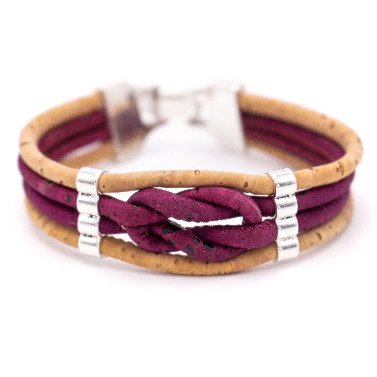 Colorful cork bracelet BR-463-MIX-5-4