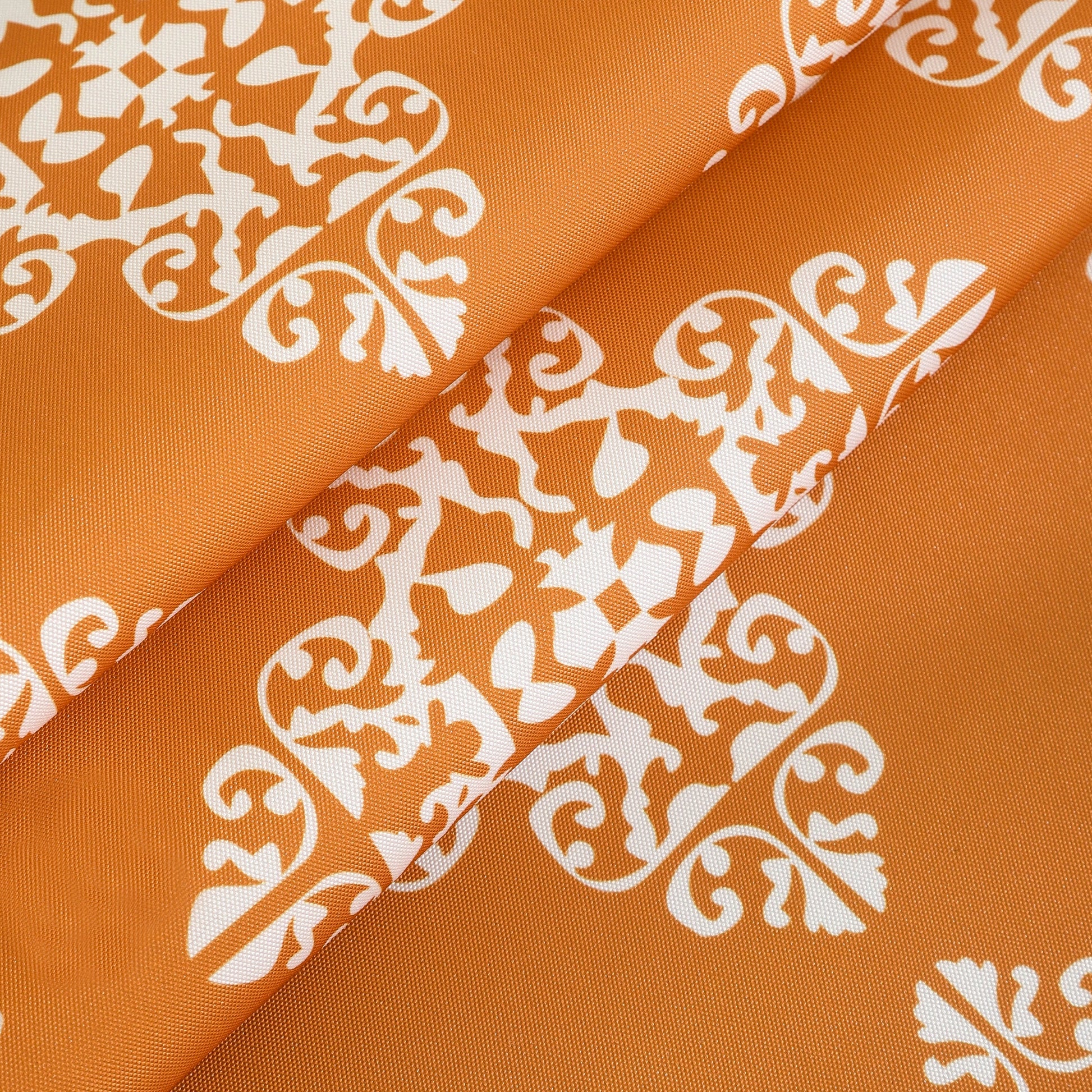 Water Resistant Indoor Outdoor Table Cloth 137x185 CM (Orange) - Design TC6-3