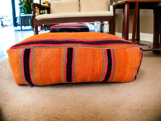 Berber Rug Pouf: Authentic Comfort for Your Home-0