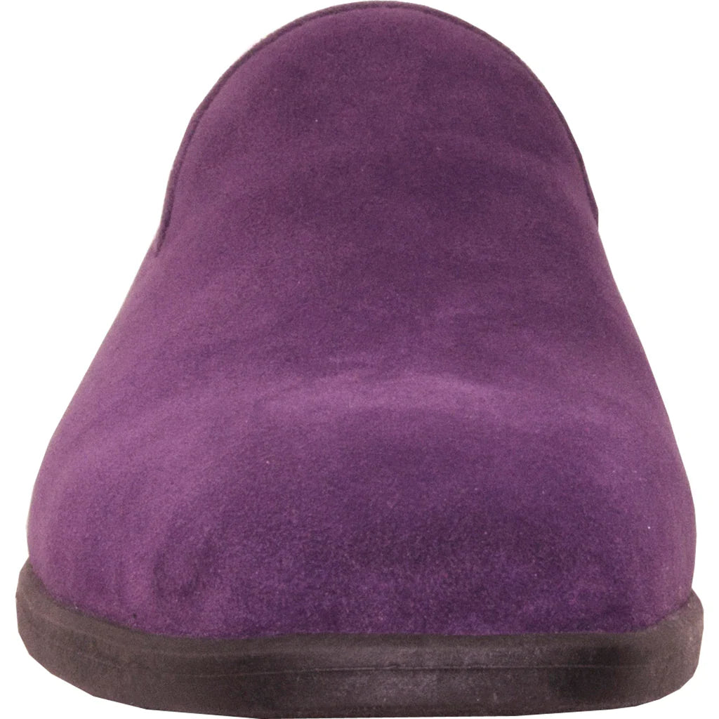 "Chelsea" Purple Suede Tuxedo Shoes-1