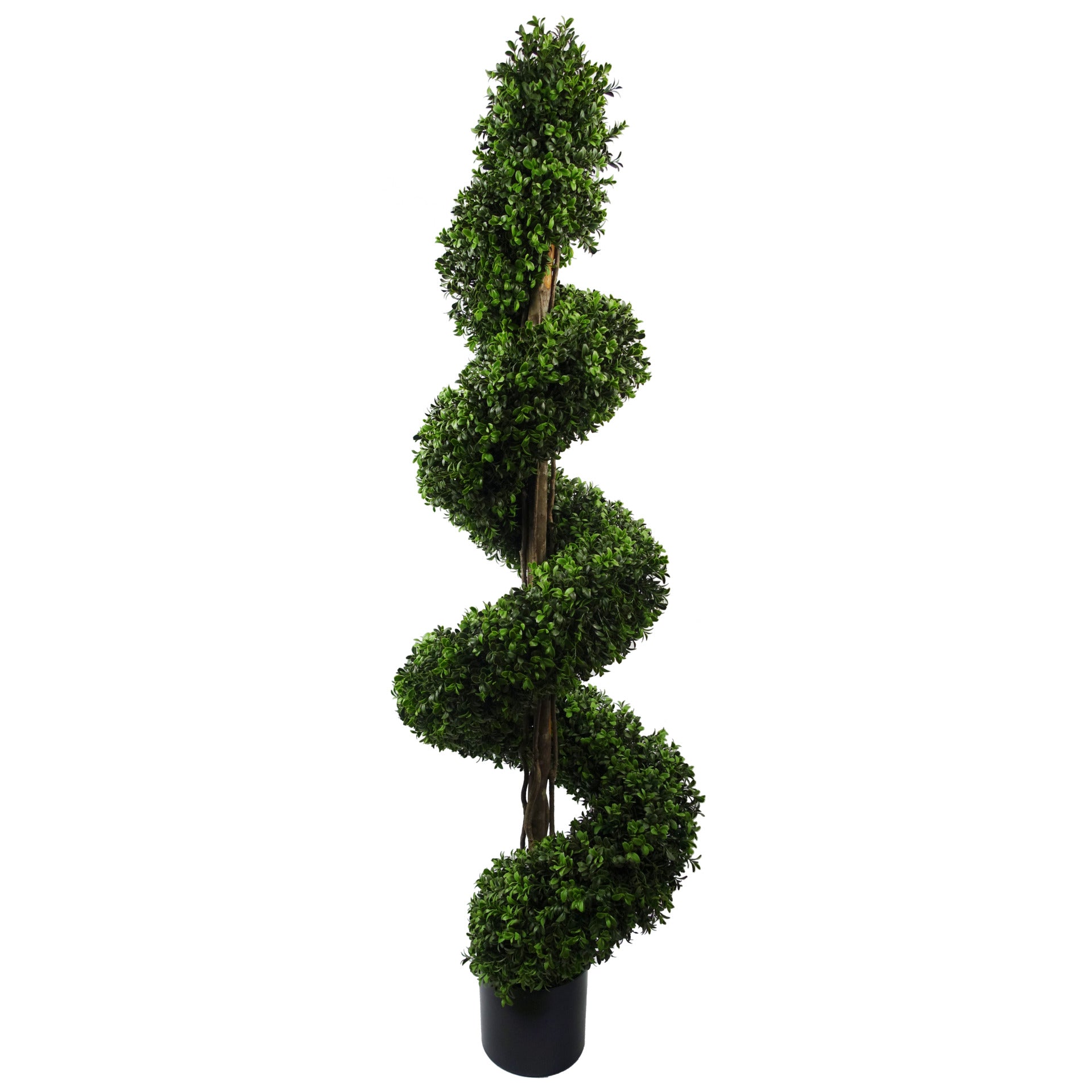 150cm Sprial Buxus Artificial Tree UV Resistant Outdoor-0