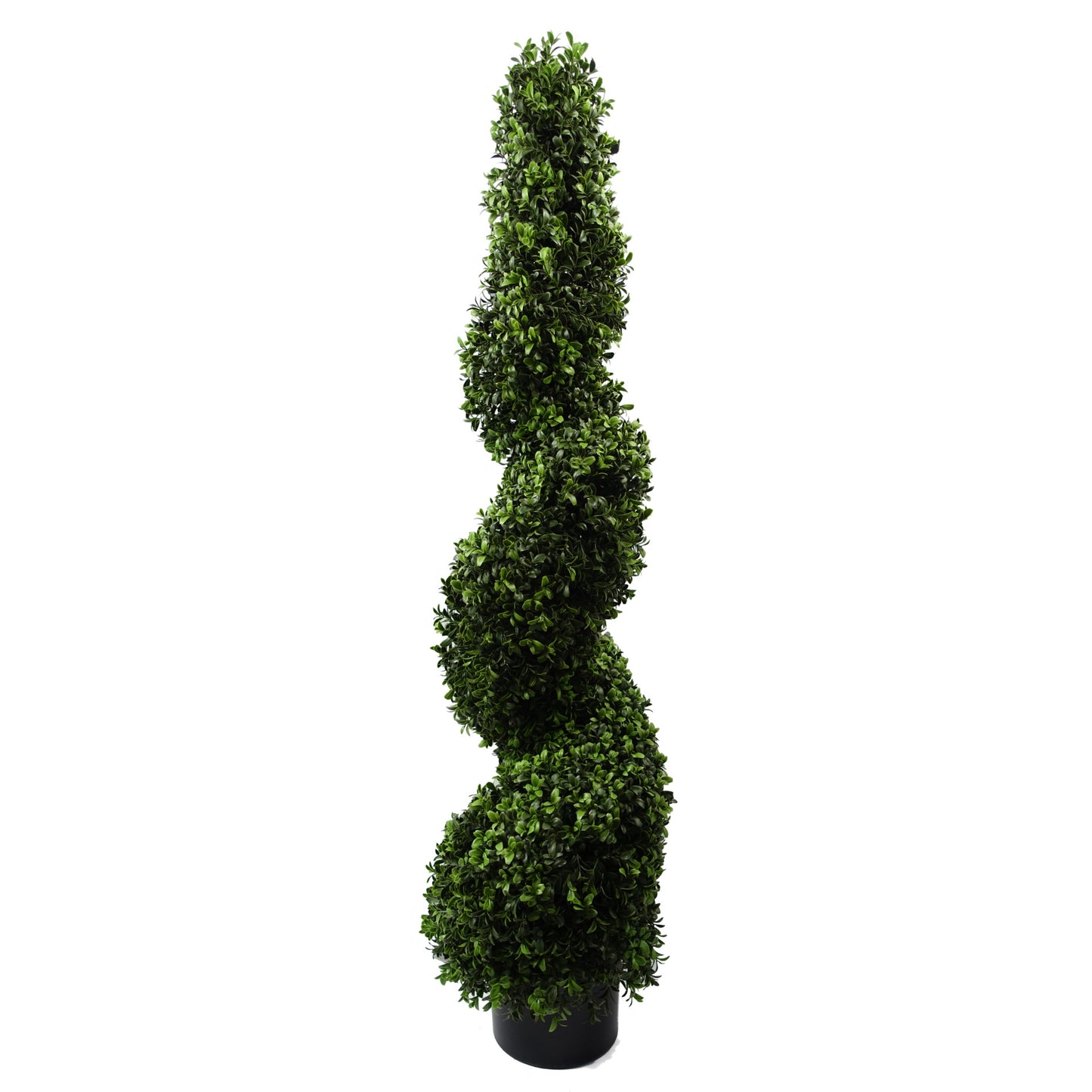 120cm Sprial Buxus Artificial Tree UV Resistant Outdoor-0