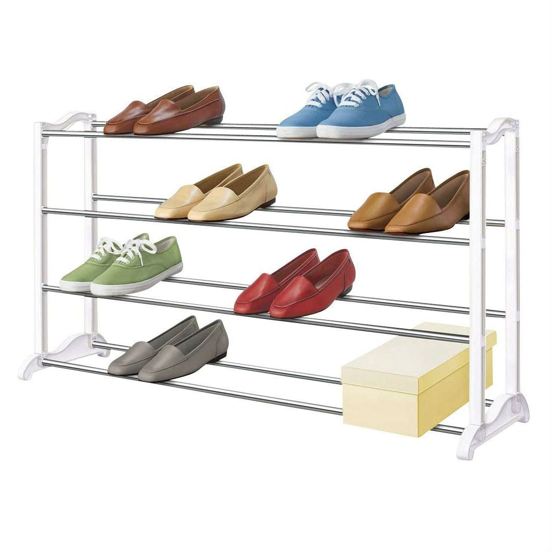 4-Tier Shoe Rack - Holds up to 20 Pair of Shoes-0