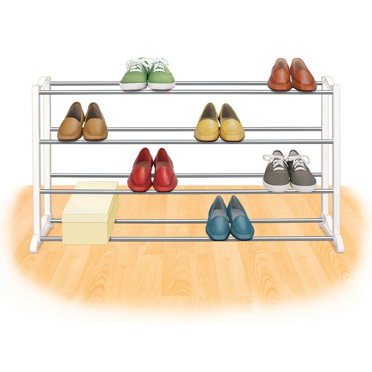 4-Tier Shoe Rack - Holds up to 20 Pair of Shoes-2