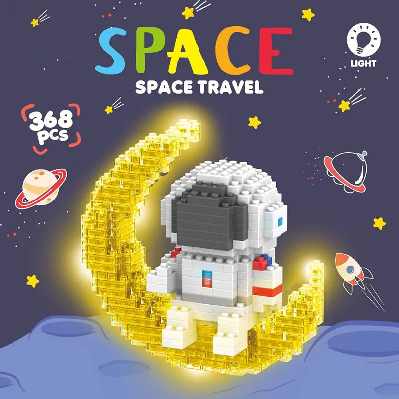 Toys Figure Astronaut Building Blocks Model