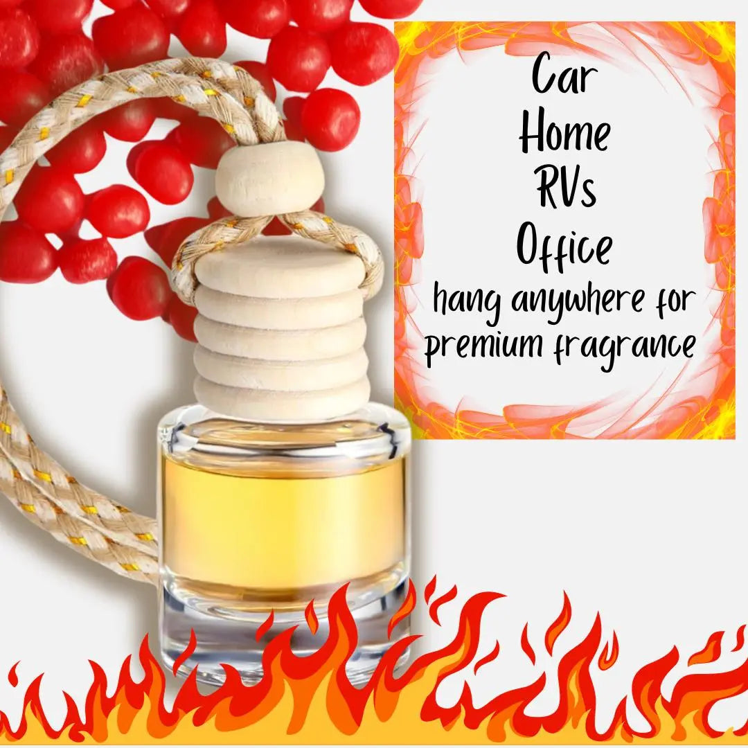 New **  Red Hot Cinnamon FIREBALL Fragrance Diffuser  Car Home RV-1