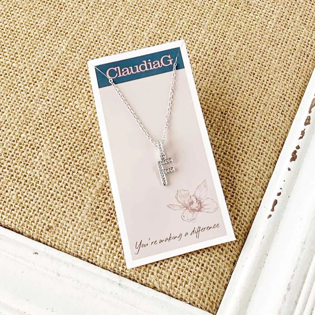 Stainless Steel Letter Necklace