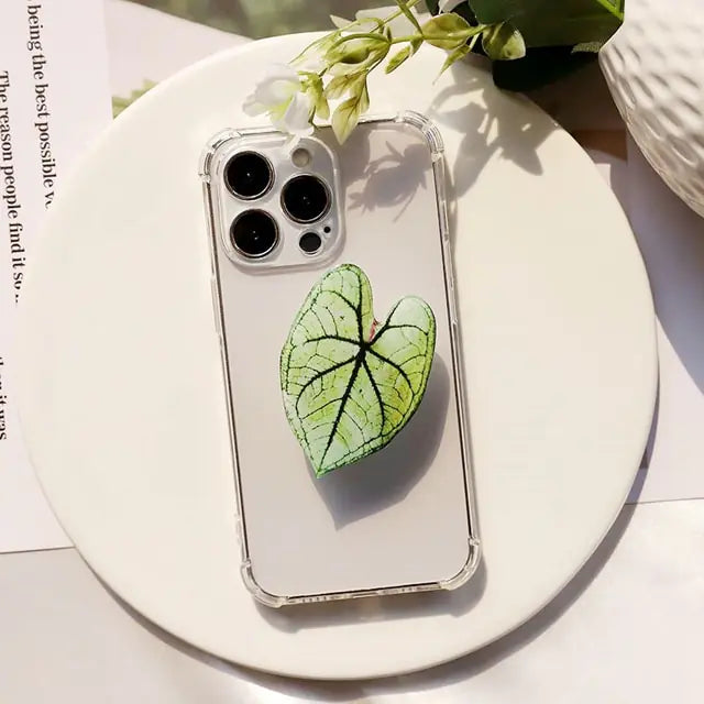 leaf-acrylic-phone-holder