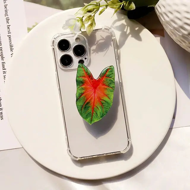 leaf-acrylic-phone-holder