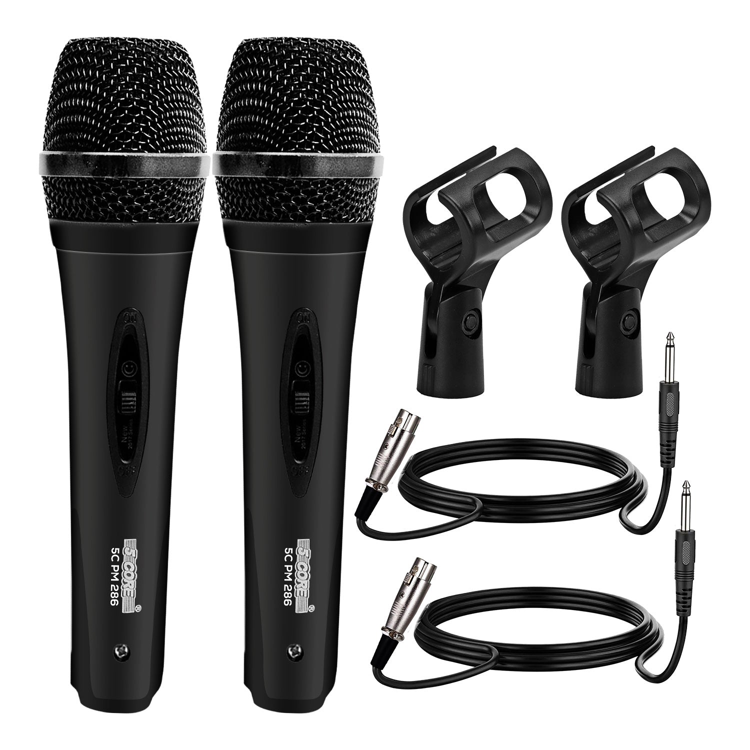 5Core Microphone For Singing Karaoke Mic XLR Dynamic Mic Cardioid Unidirectional Microfono 1/2/3 Pc-5
