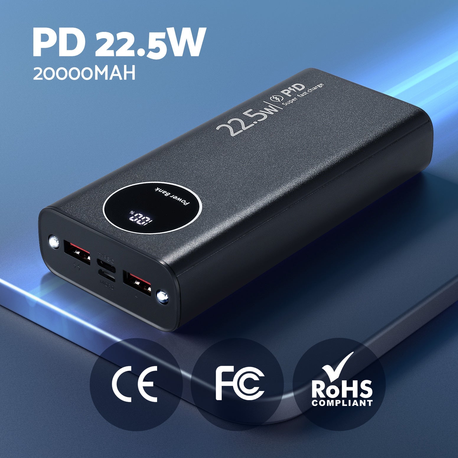 20000mAh Portable Power Bank PD22.5W Quick Charging Fast Charger Phone Battery-0