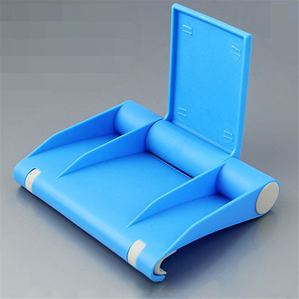 Mobile Phone Tablet Stand Holder Support Portable Adjust Universal Plastic Stand - Blue