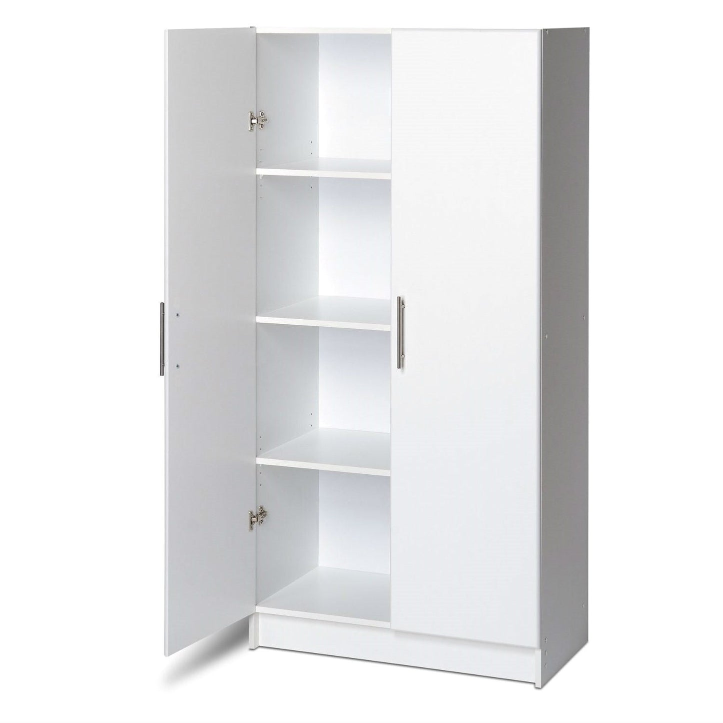 White Storage Cabinet Utility Garage Home Office Kitchen Bedroom-0