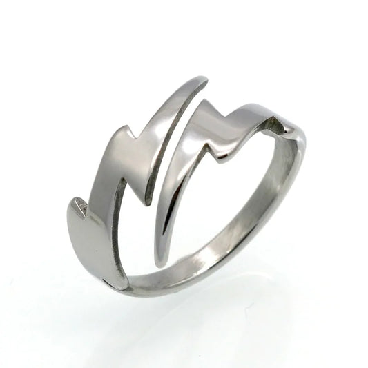 Tiny Lightning Ring: Modern Vintage Jewelry for Women