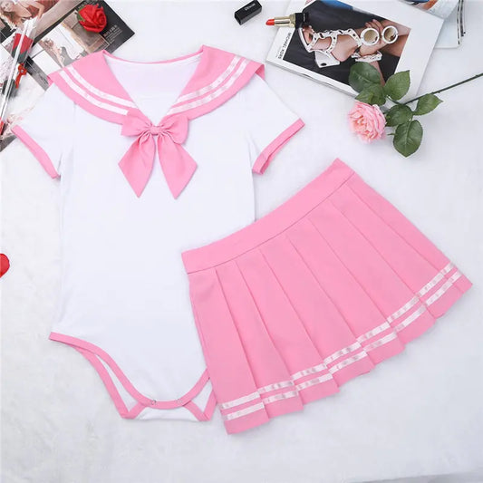 Skirt Suit School Girl Uniform