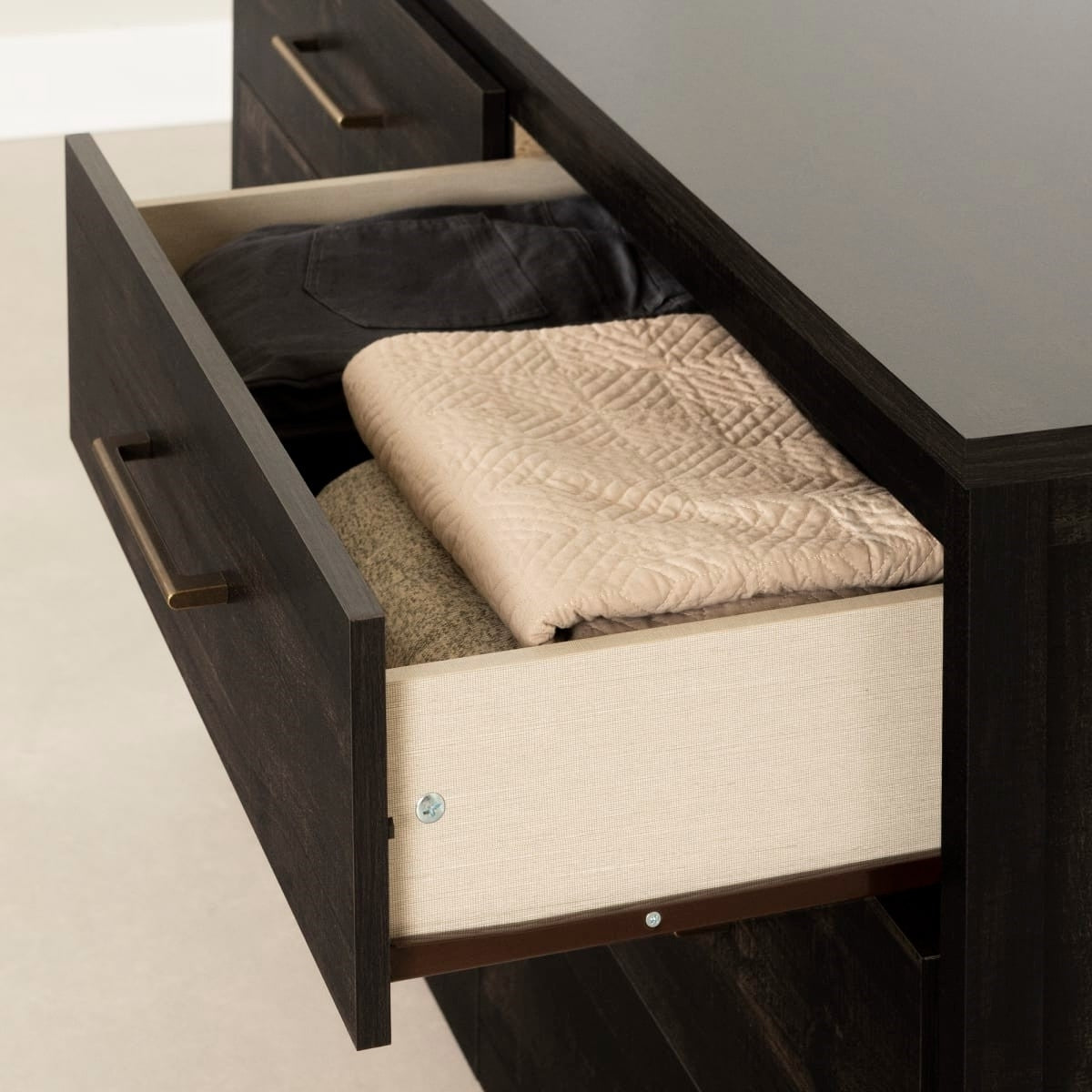 Modern Java 6 Drawer Double Dresser