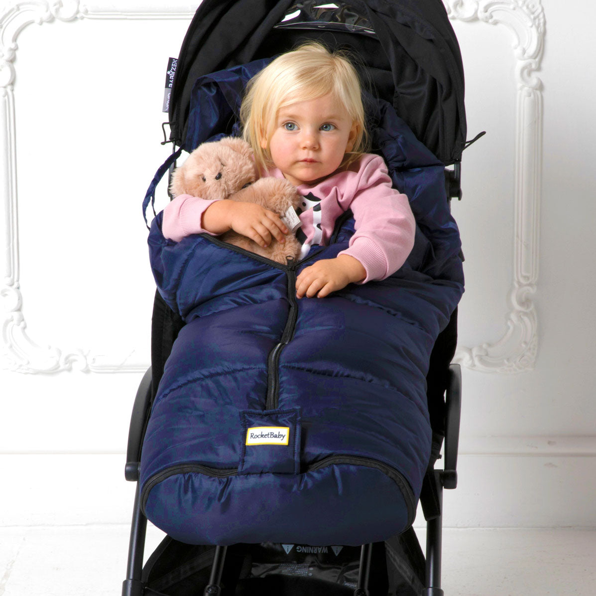 Stroller Footmuff Igloo Blue Night-1