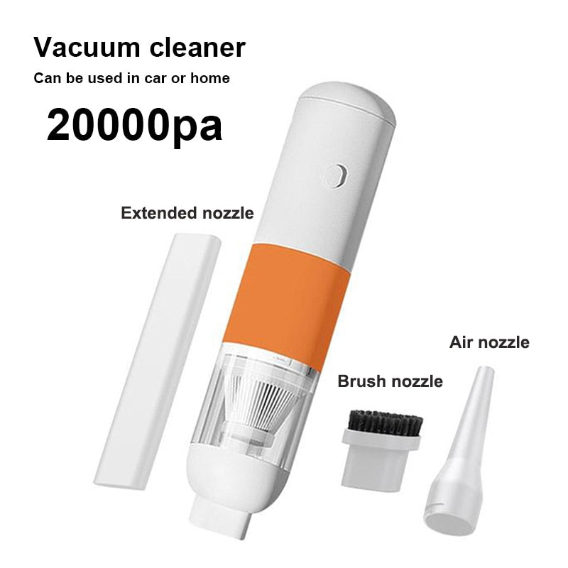 Xiaomi New Car Vacuum Cleaner Portable Mini Handheld Vacuum Cleaner Smart Home Car Dual-purpose Mi Wireless 20000PA Dust Catcher