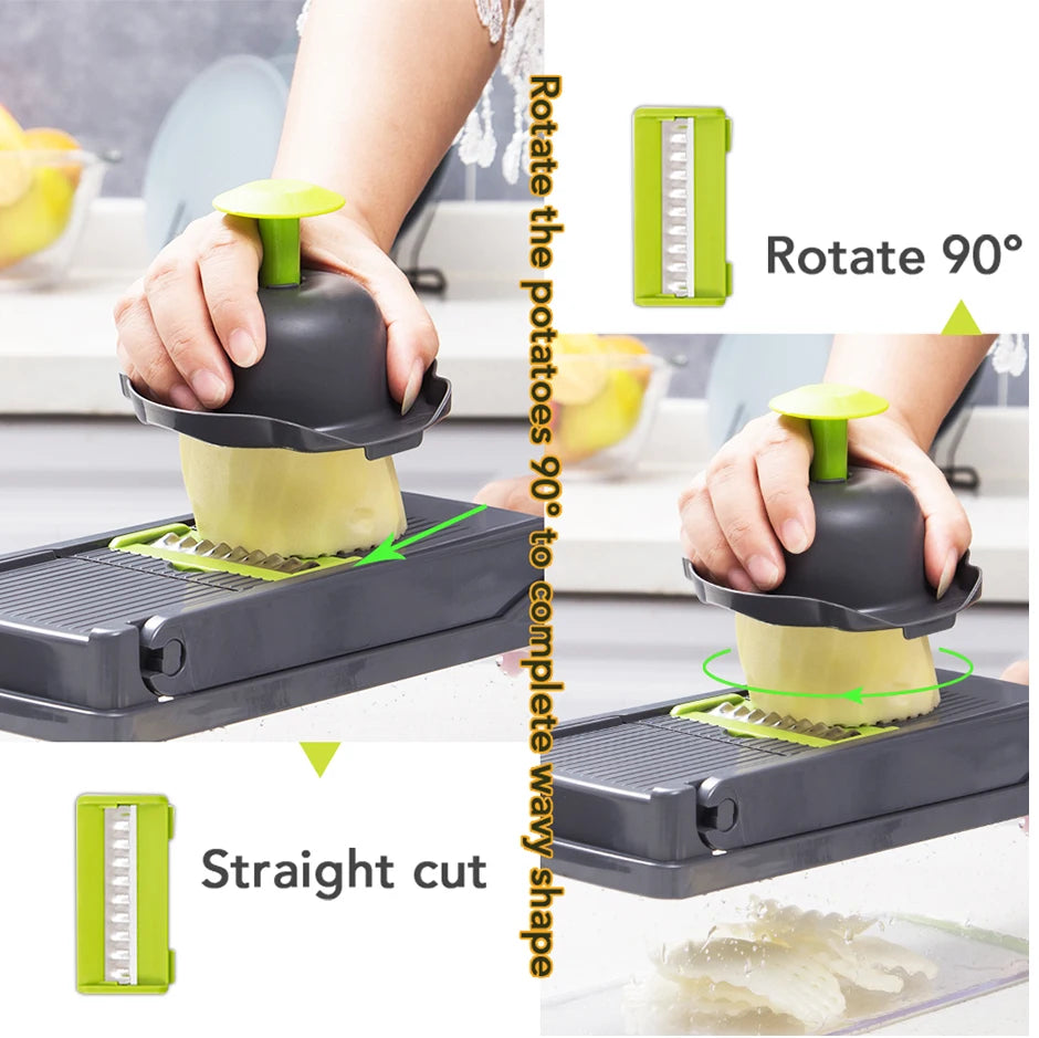 Vegetable Chopper Multifunctional Grater Cutter Kitchen Accessories Manual Fruit Slicer Potatos Shredders Cheese Onions Slicers