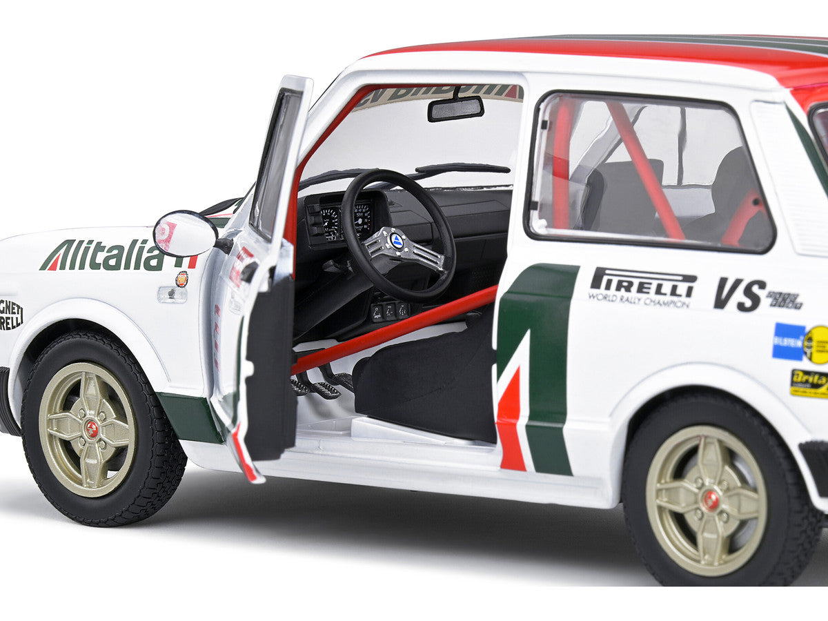 1980 Autobianchi A112 MK 5 Abarth Rally Car "Alitalia" Livery "Competition" Series 1/18 Diecast Model Car by Solido-2