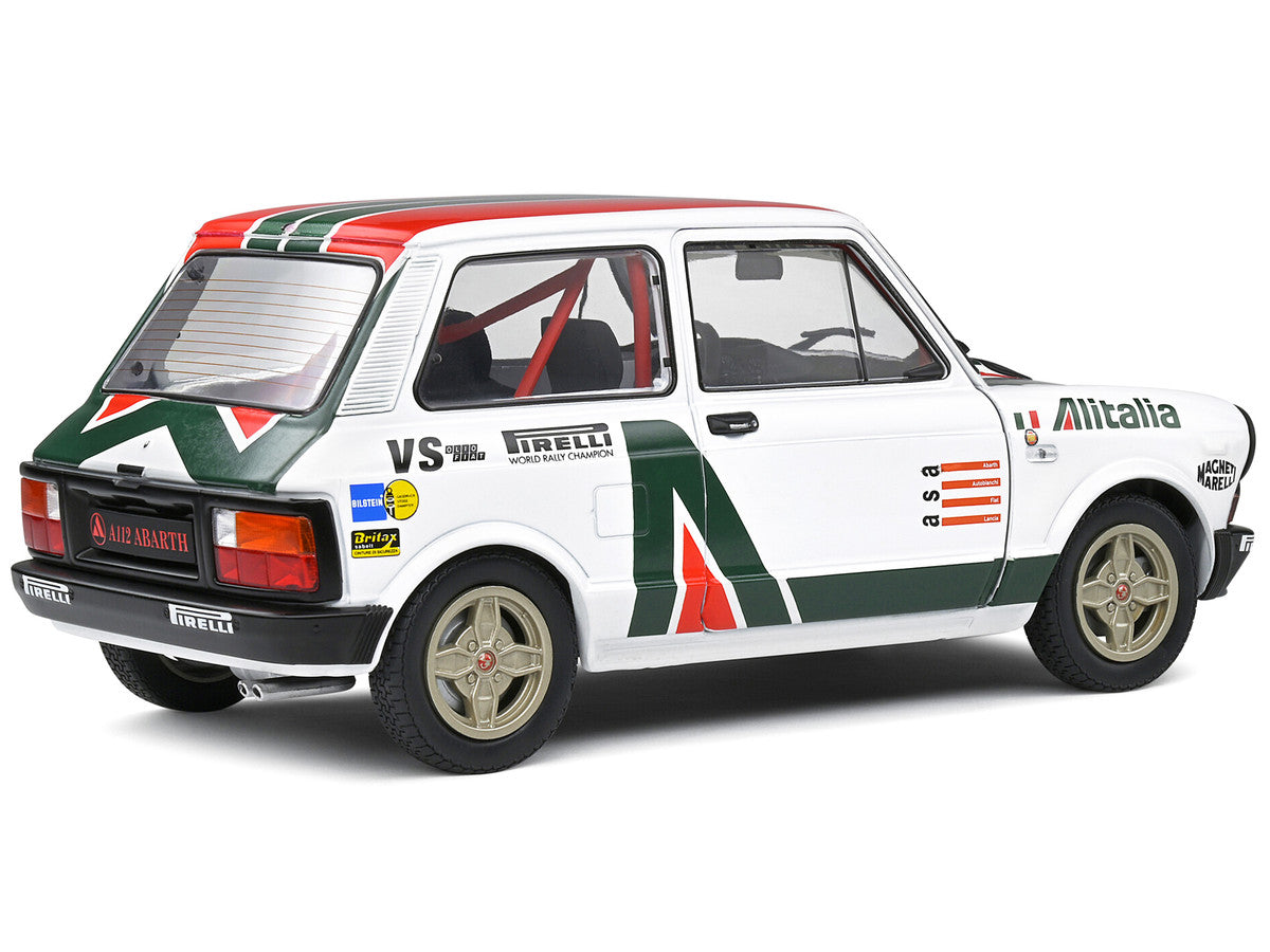 1980 Autobianchi A112 MK 5 Abarth Rally Car "Alitalia" Livery "Competition" Series 1/18 Diecast Model Car by Solido-4