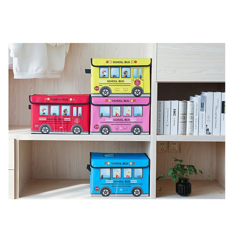 Storage Box with Lid "School Bus" Multivariant-1