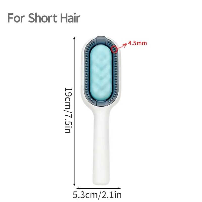 Pet Grooming Brush Self Cleaning Cat Brush General Double Side Sticky Floating Hair Comb Pet Hair Remover 고양이 빗 Brosse Chat-7