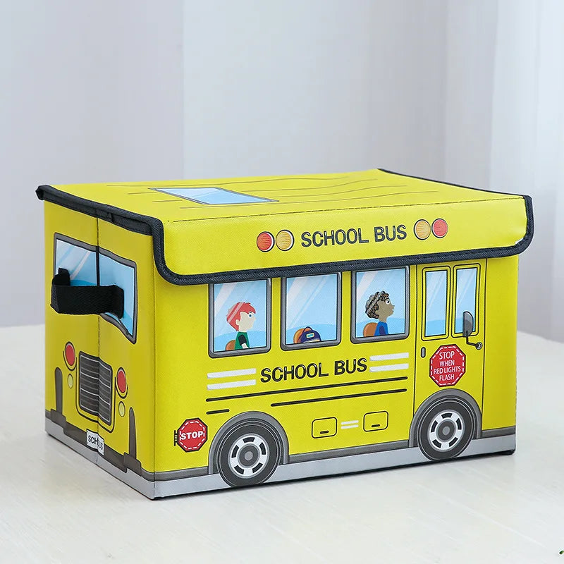 Storage Box with Lid "School Bus" Multivariant-2