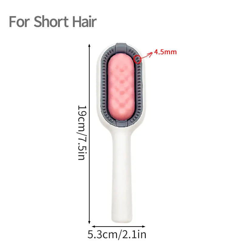 Pet Grooming Brush Self Cleaning Cat Brush General Double Side Sticky Floating Hair Comb Pet Hair Remover 고양이 빗 Brosse Chat-4