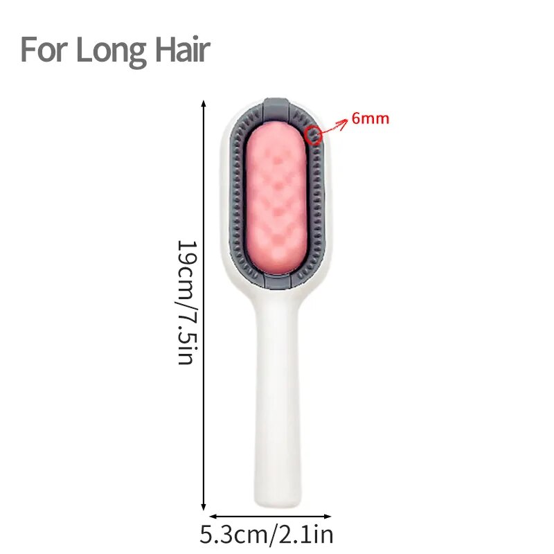 Pet Grooming Brush Self Cleaning Cat Brush General Double Side Sticky Floating Hair Comb Pet Hair Remover 고양이 빗 Brosse Chat-13