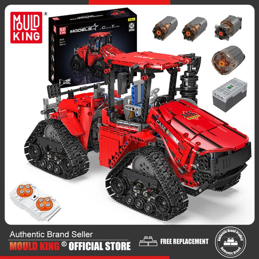 Mould King 18020 Technical Car Building Block  MOC-35270 Pneumatic Crawler Tractor Model Assembly Truck Brick Toys Kids Gifts