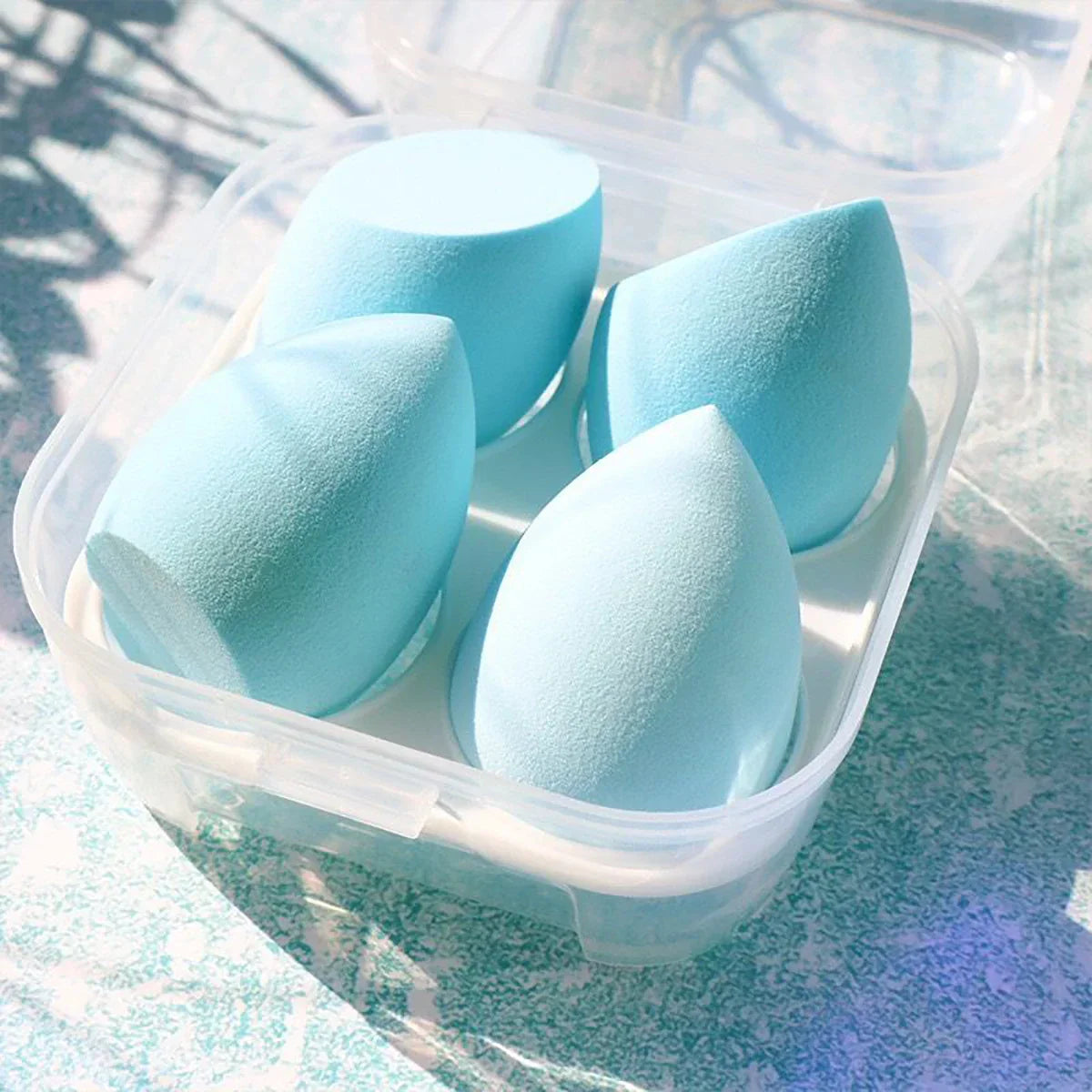 4Pc Beauty Egg Makeup Blender Cosmetic Puff Makeup Sponge Cushion Foundation Powder Sponge Beauty Tool Women Make Up Accessories-11