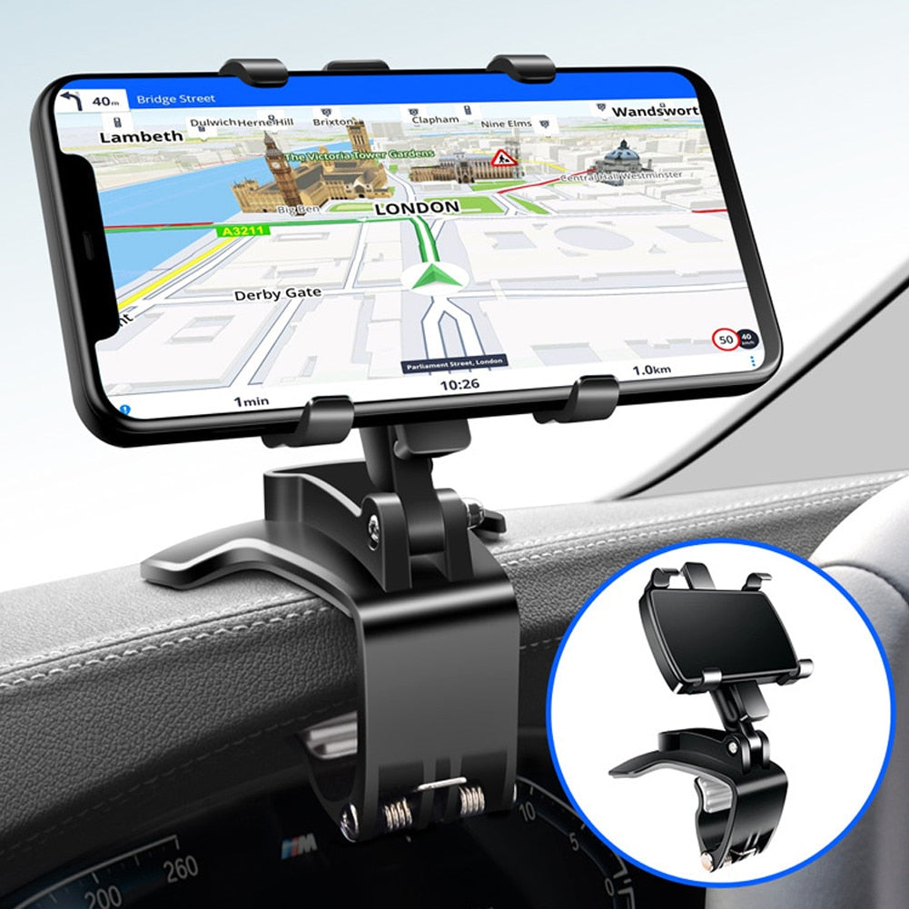 Car Phone Holder 360 Universal Car Dashboard Mount Holder Stand Bracket For Mobile Phone GPS Car Accessories Interior Holder